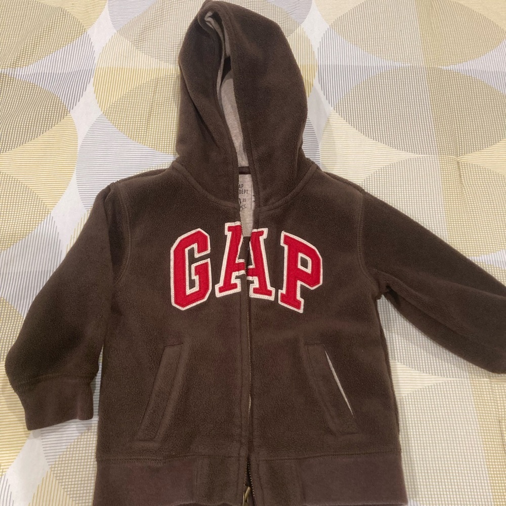 Gap toddlers fleece zip hoodie